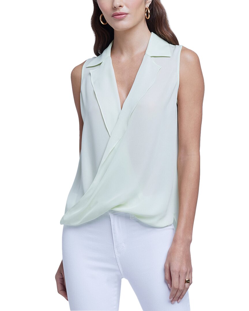 Dnu Freja Draped Silk Blouse