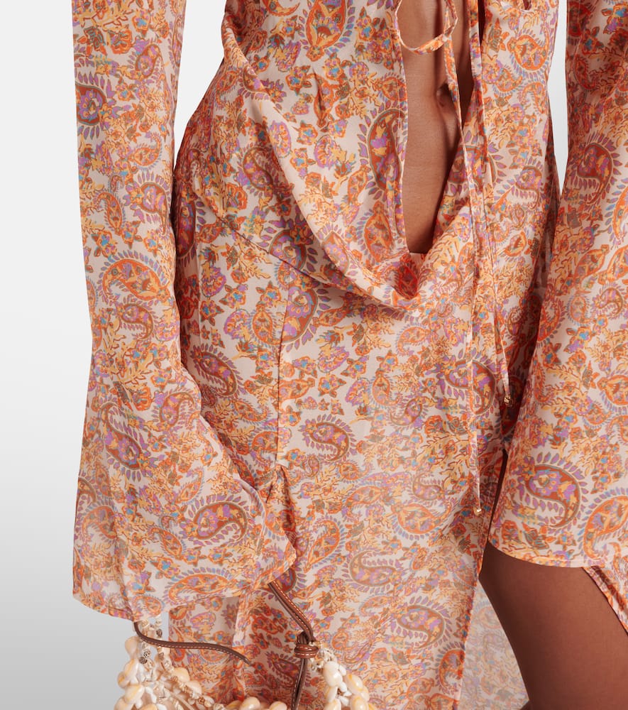 Desert paisley beach dress