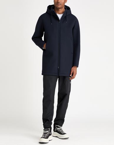 Man Coat Navy Size 42 Viscose