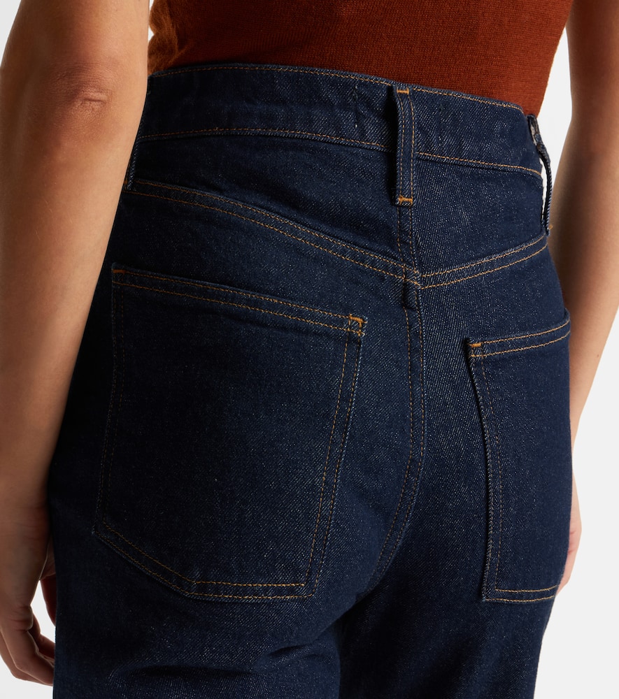 90's Pinch Waist high-rise straight jeans