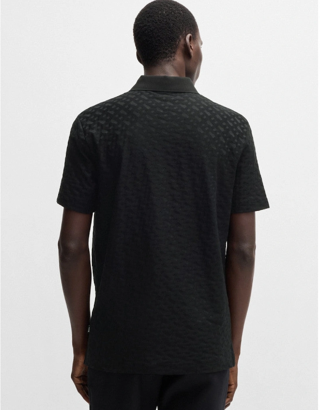Men's BOSS Black H-Pack 80 Polo Shirt 001 Black - Size: 44/Regular