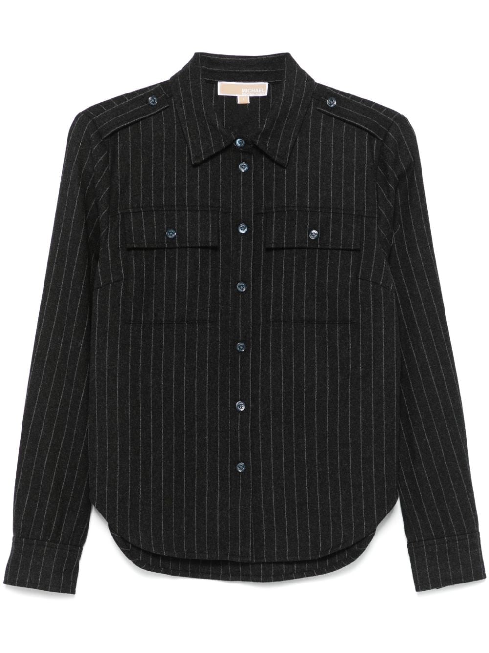Pinstriped shirt - Grey