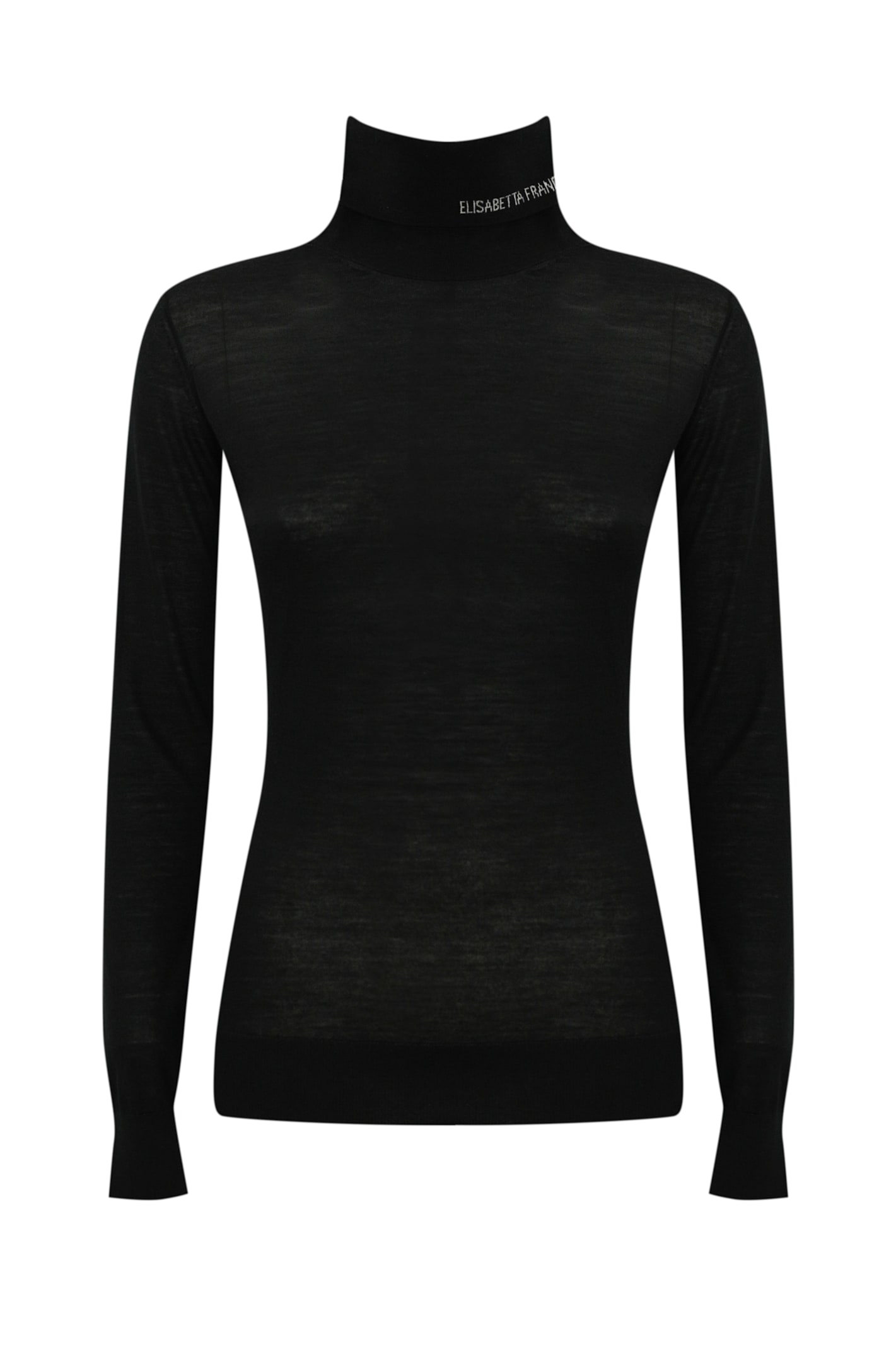 Merino Wool Turtleneck With Logo