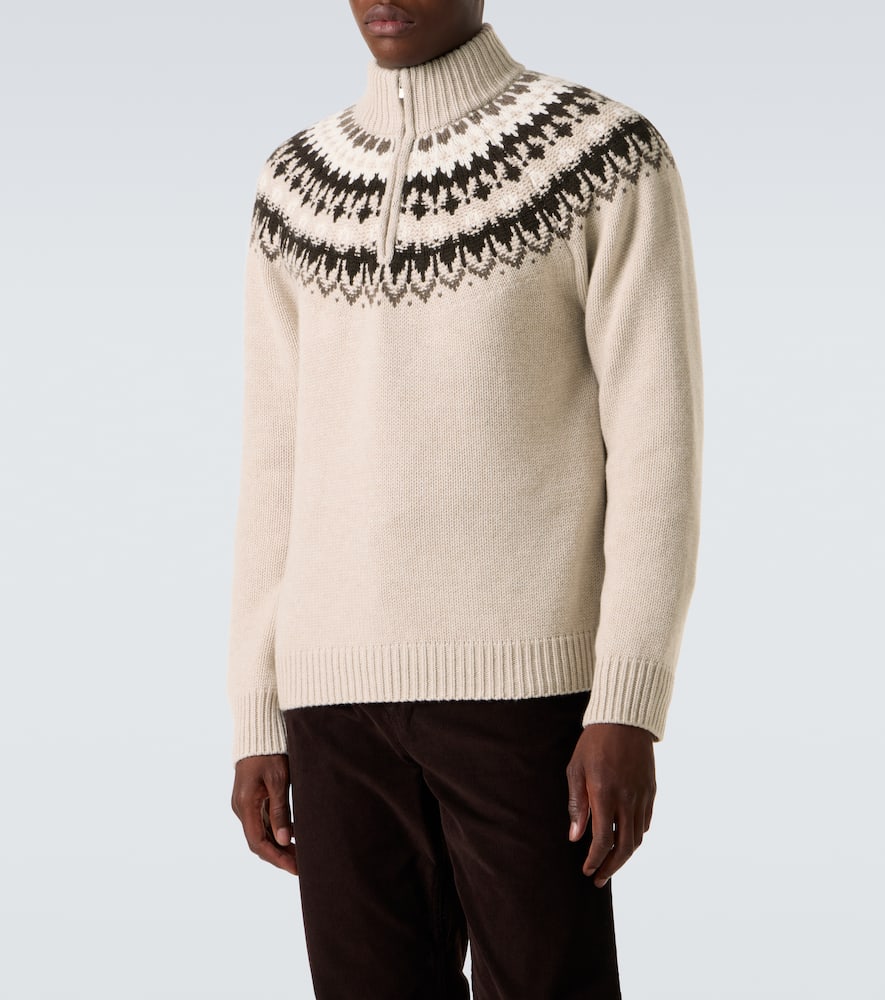 Mr Saint Gervais half-zip sweater