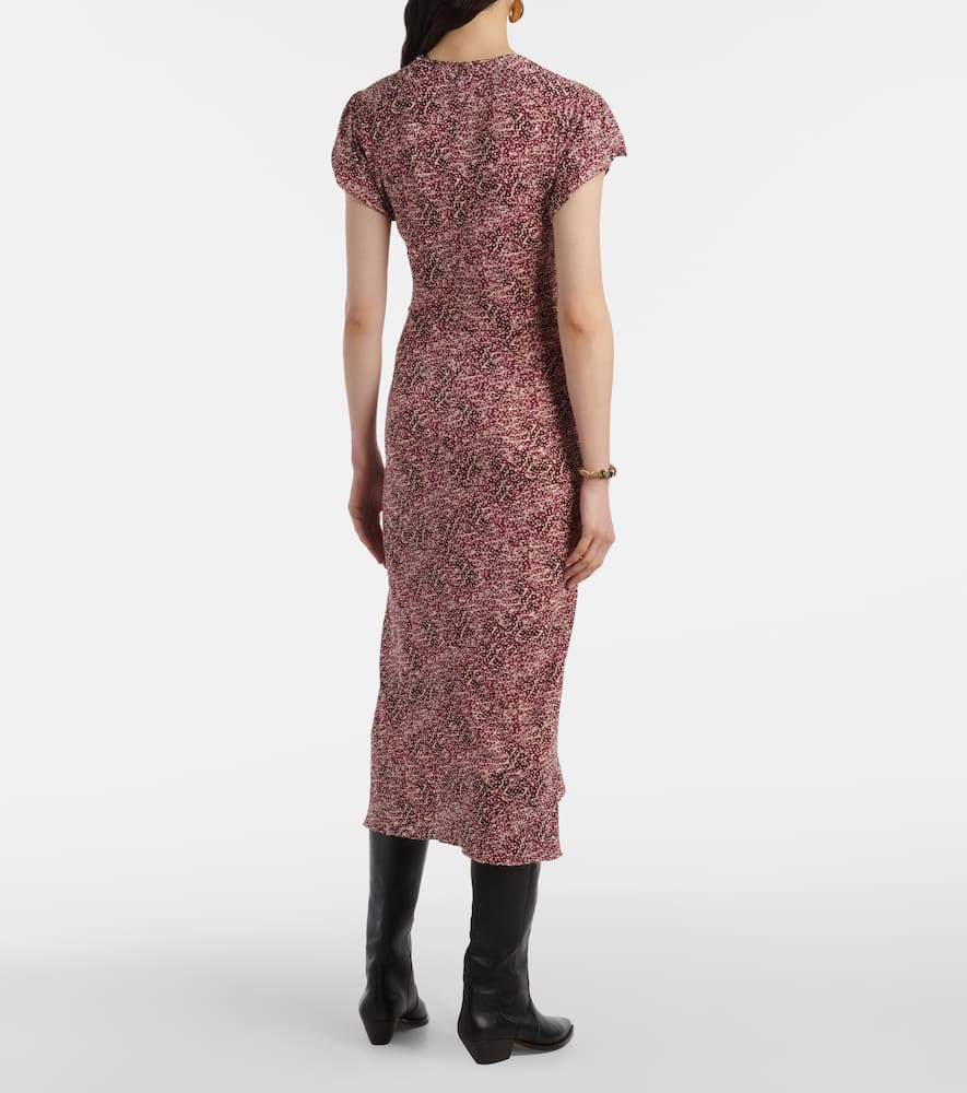 Isabel Marant Octavia printed silk-blend minidress