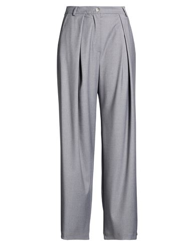 Woman Pants Grey Size 8 Polyester, Viscose, Elastane