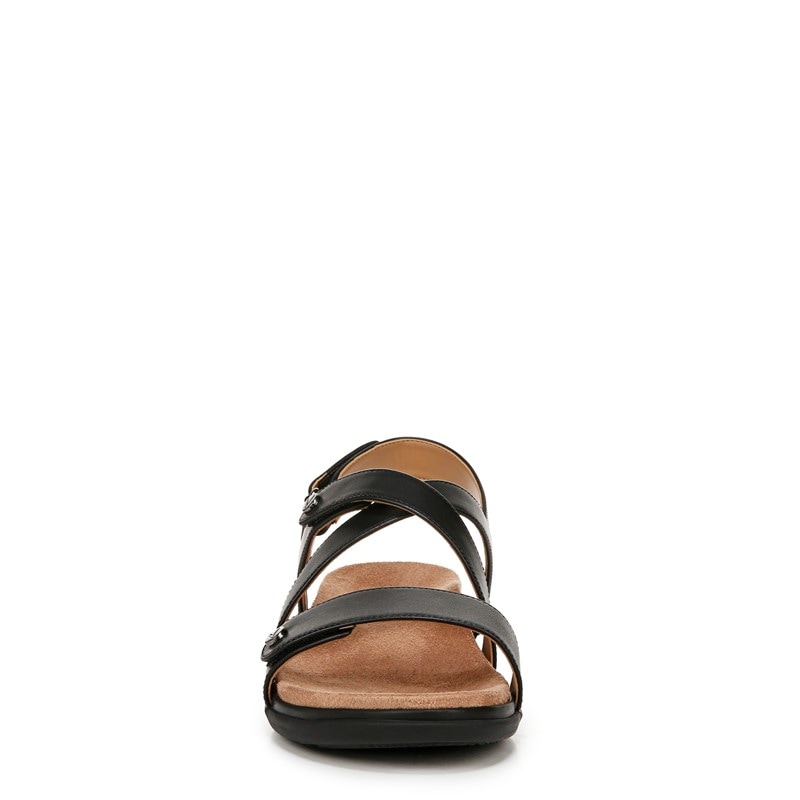 Women's Cypress Strappy Sandals (Black Leather)