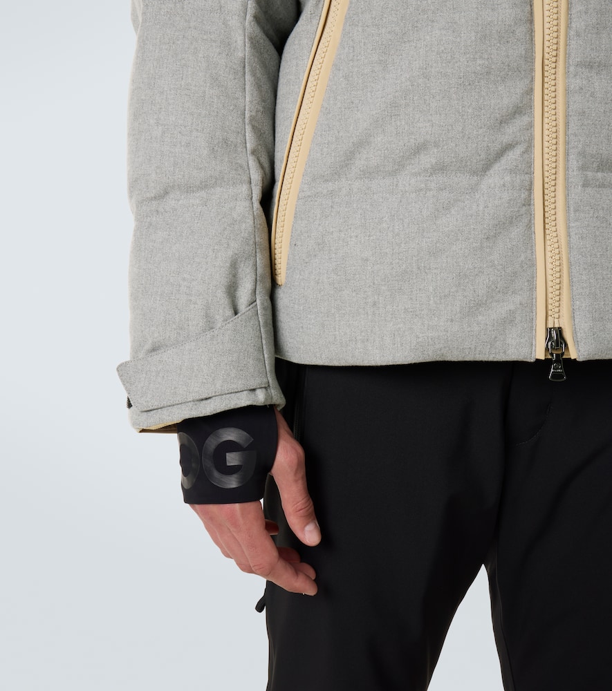Wali hooded down ski jacket