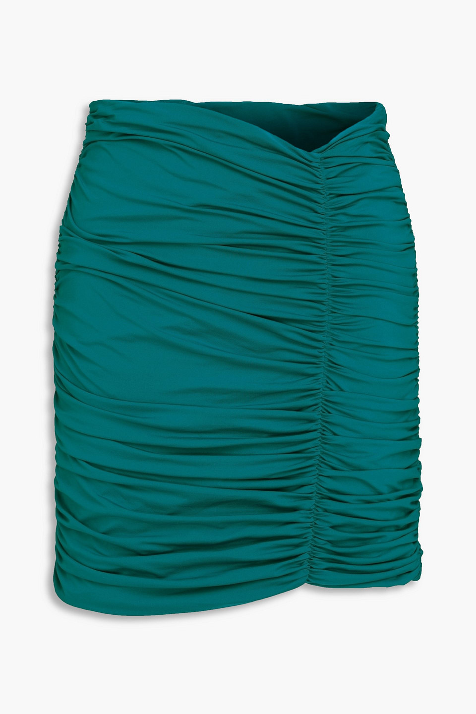 Garza ruched stretch-jersey mini skirt - Blue - ONESIZE