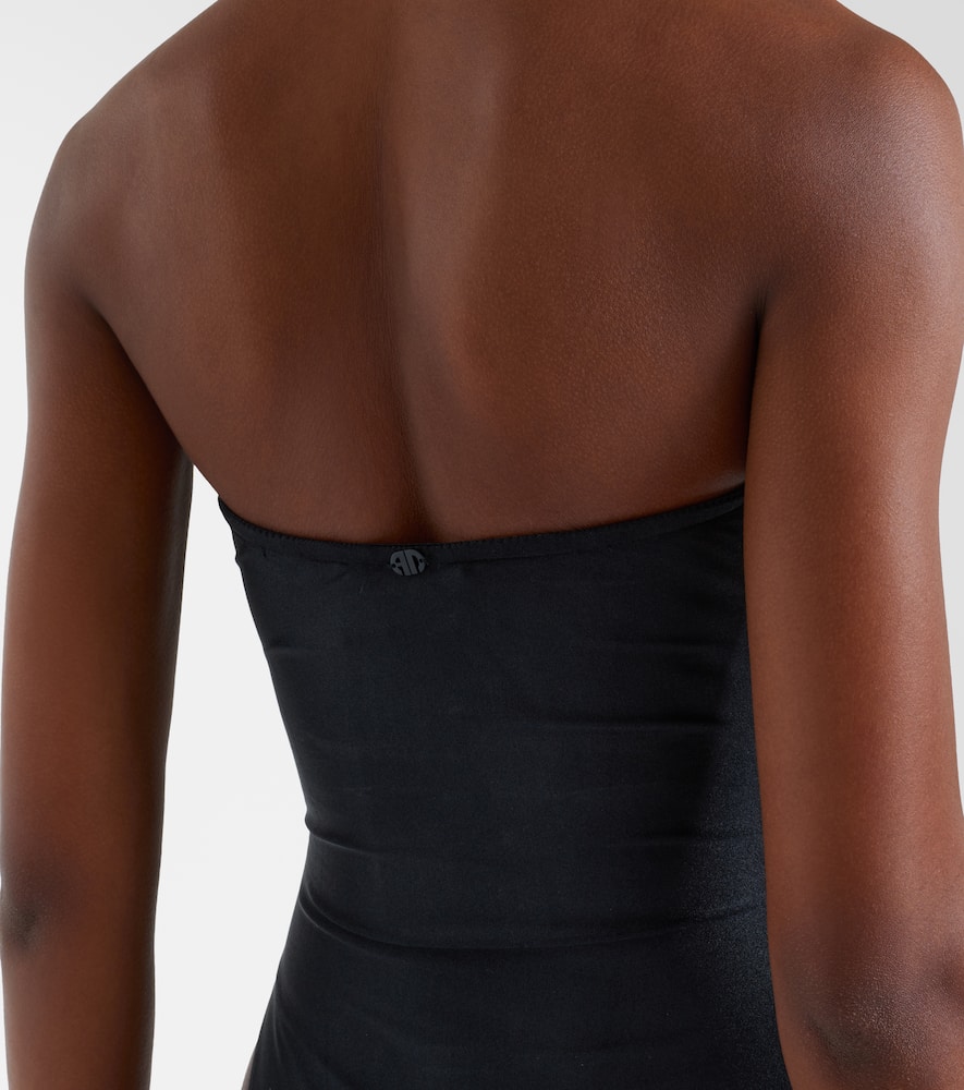 Cutout sequined swimsuit