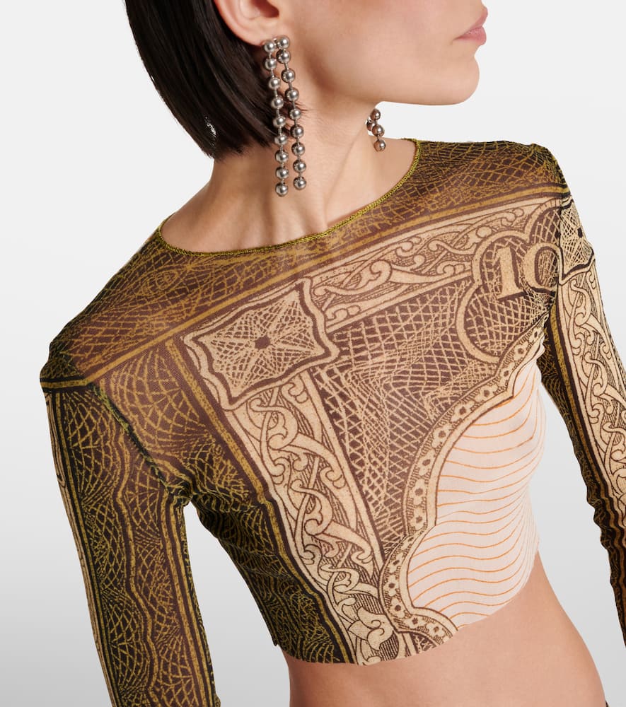 Jean Paul Gaultier Printed maxi skirt