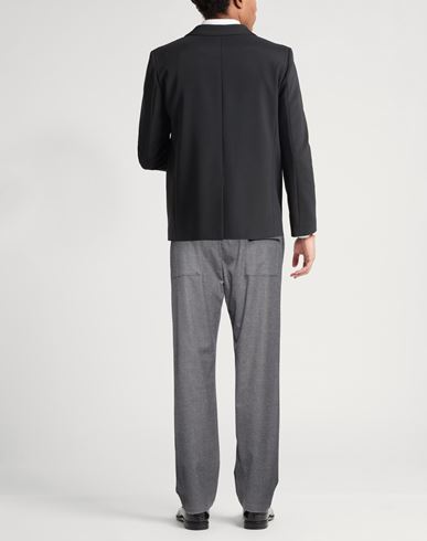 Man Pants Grey Size 36 Polyester, Viscose, Elastane