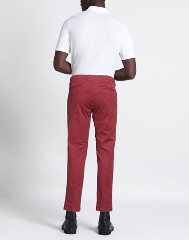 Man Pants Garnet Size 30 Cotton, Elastane