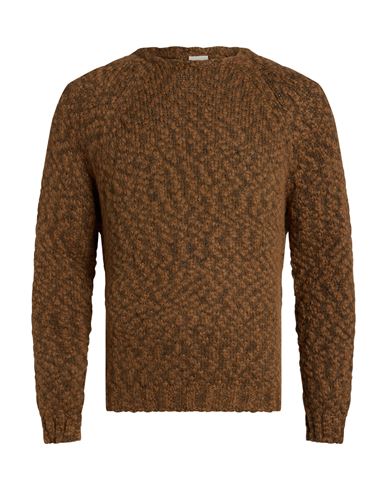 Man Sweater Camel Size S Polyamide, Alpaca wool, Acrylic, Wool