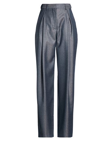 Woman Pants Slate blue Size 4 Virgin Wool, Polyamide, Cotton