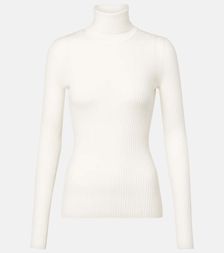 Cashmere and silk turtleneck sweater