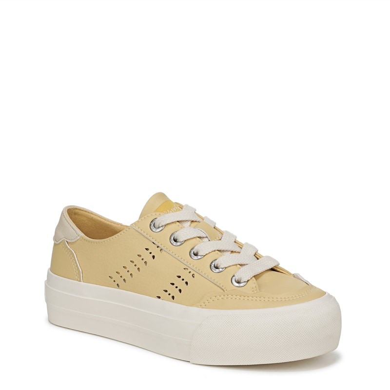 Women's Shade Platform Sneakers (Yellow Faux Leather)