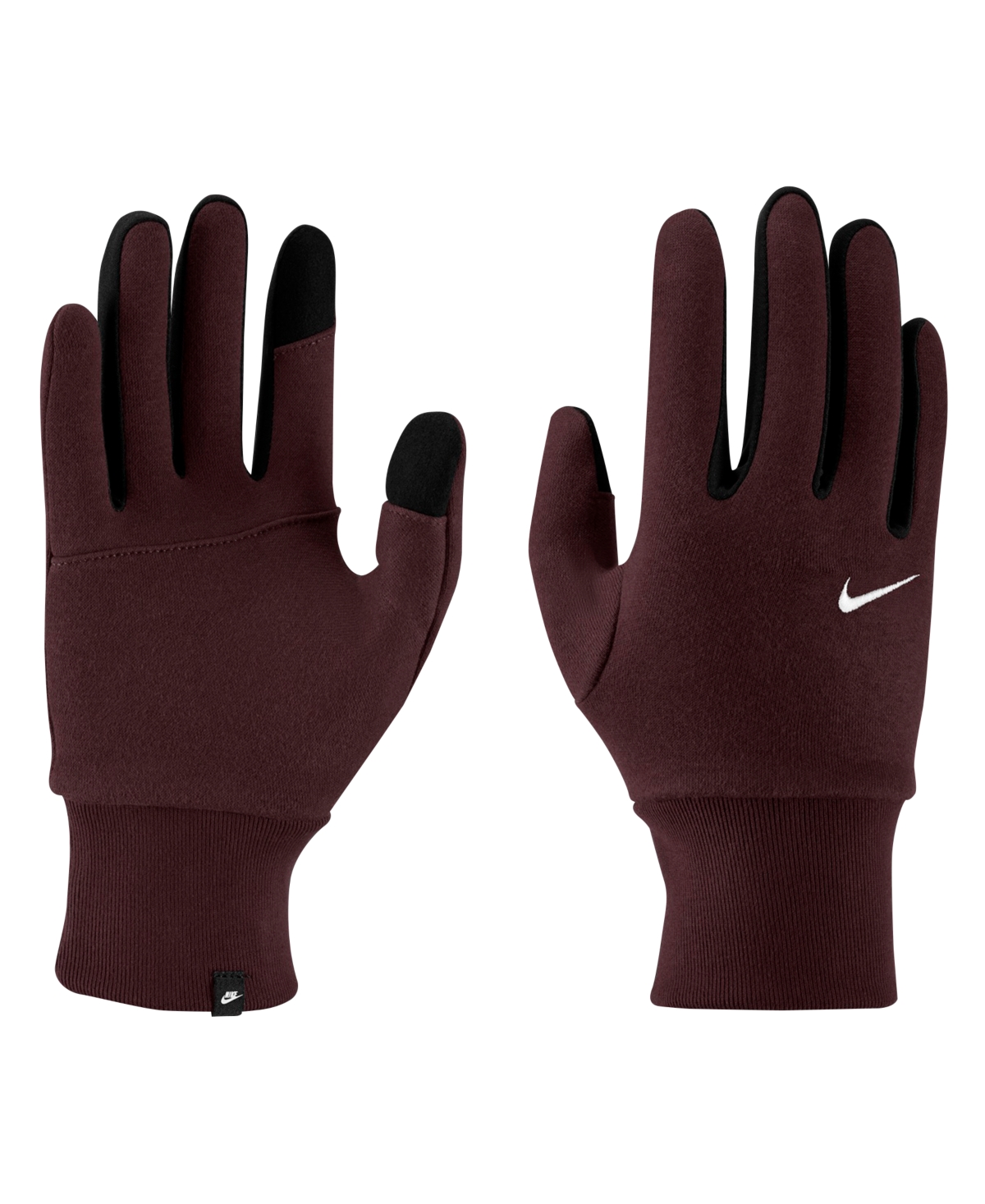 Men's Brushed Phoenix Fleece Gloves - Black/black/white
