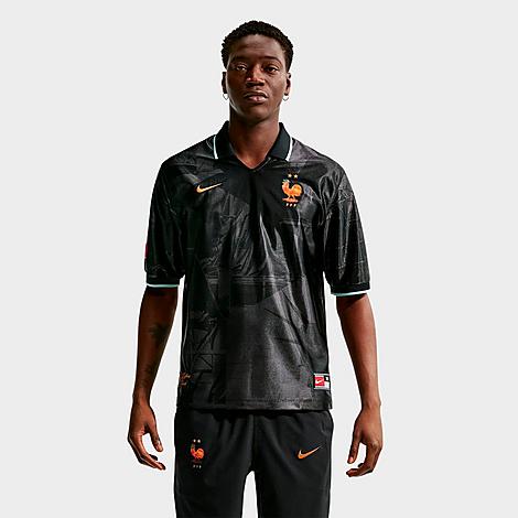 Men's France Energy Dri-FIT Soccer Top in Anthracite/Igloo/Metallic Copper