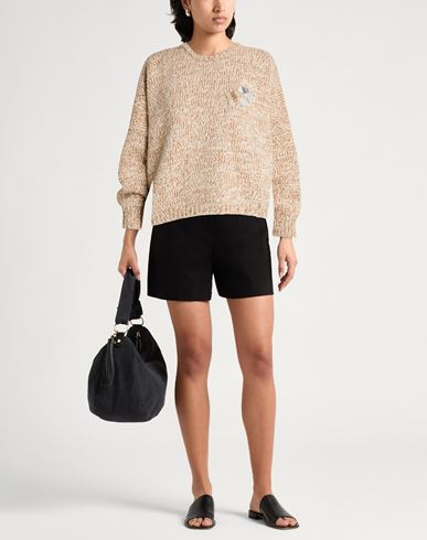 Woman Sweater Camel Size S Wool, Polyamide