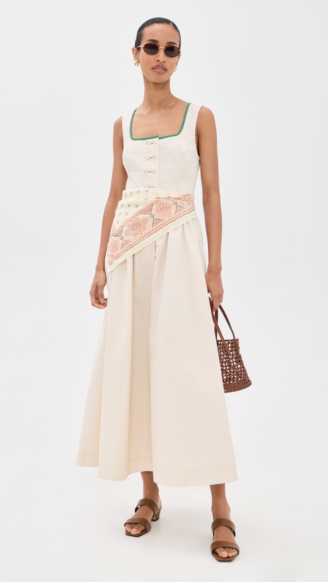 Reese Midi Dress Cream