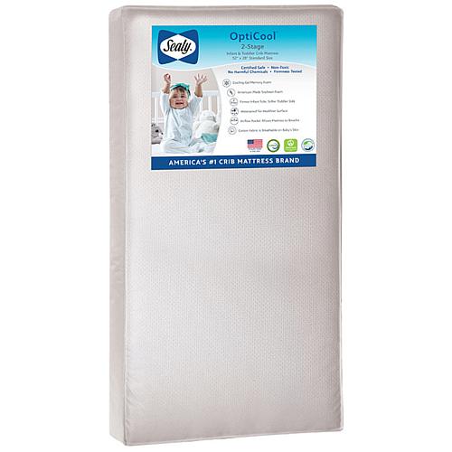 Sealy OptiCool 2-Stage Crib and Toddler Mattress