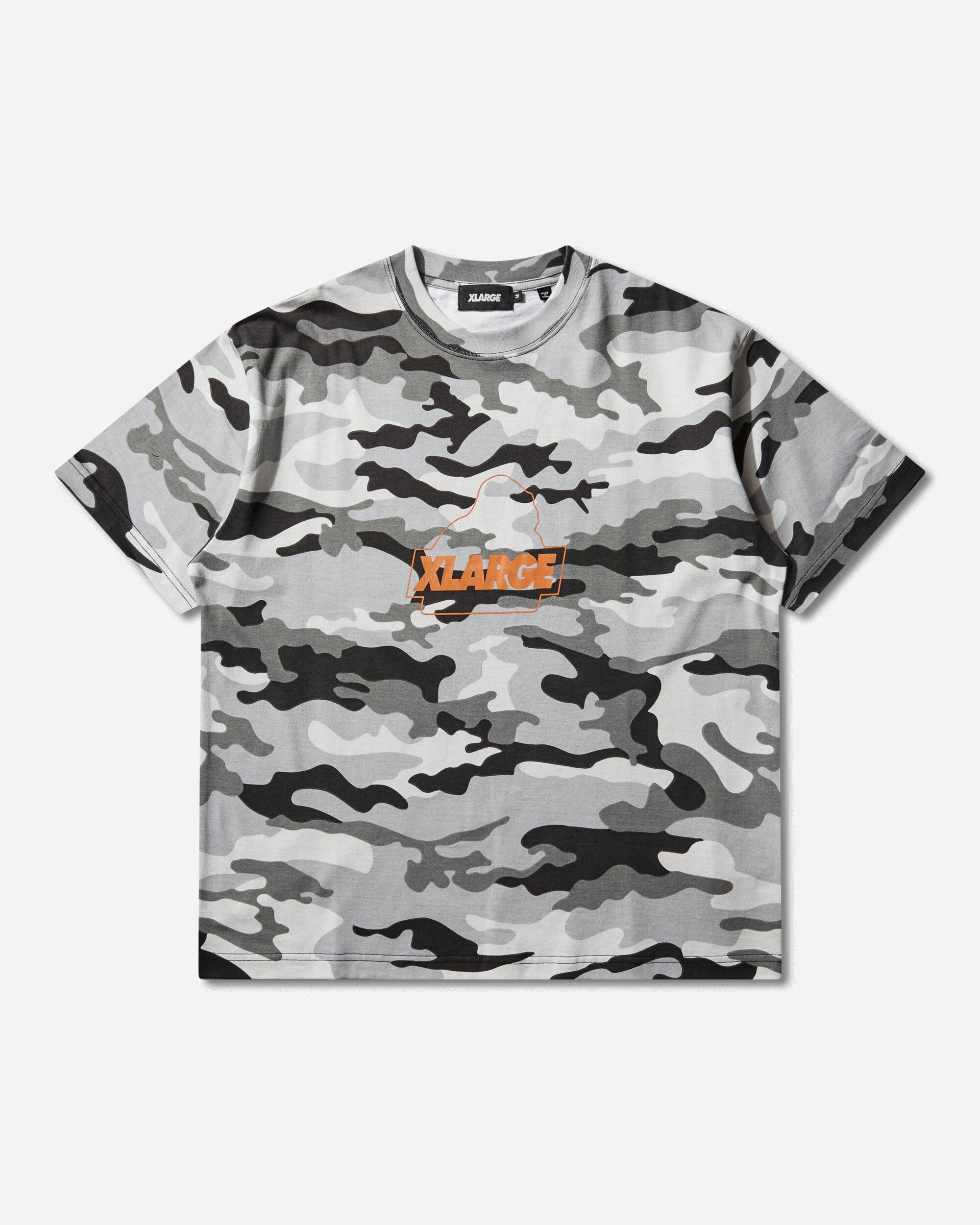 Men s Camo Urban Logo T-Shirt Grey