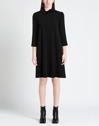 Woman Mini dress Black Size 8 Polyester, Elastane