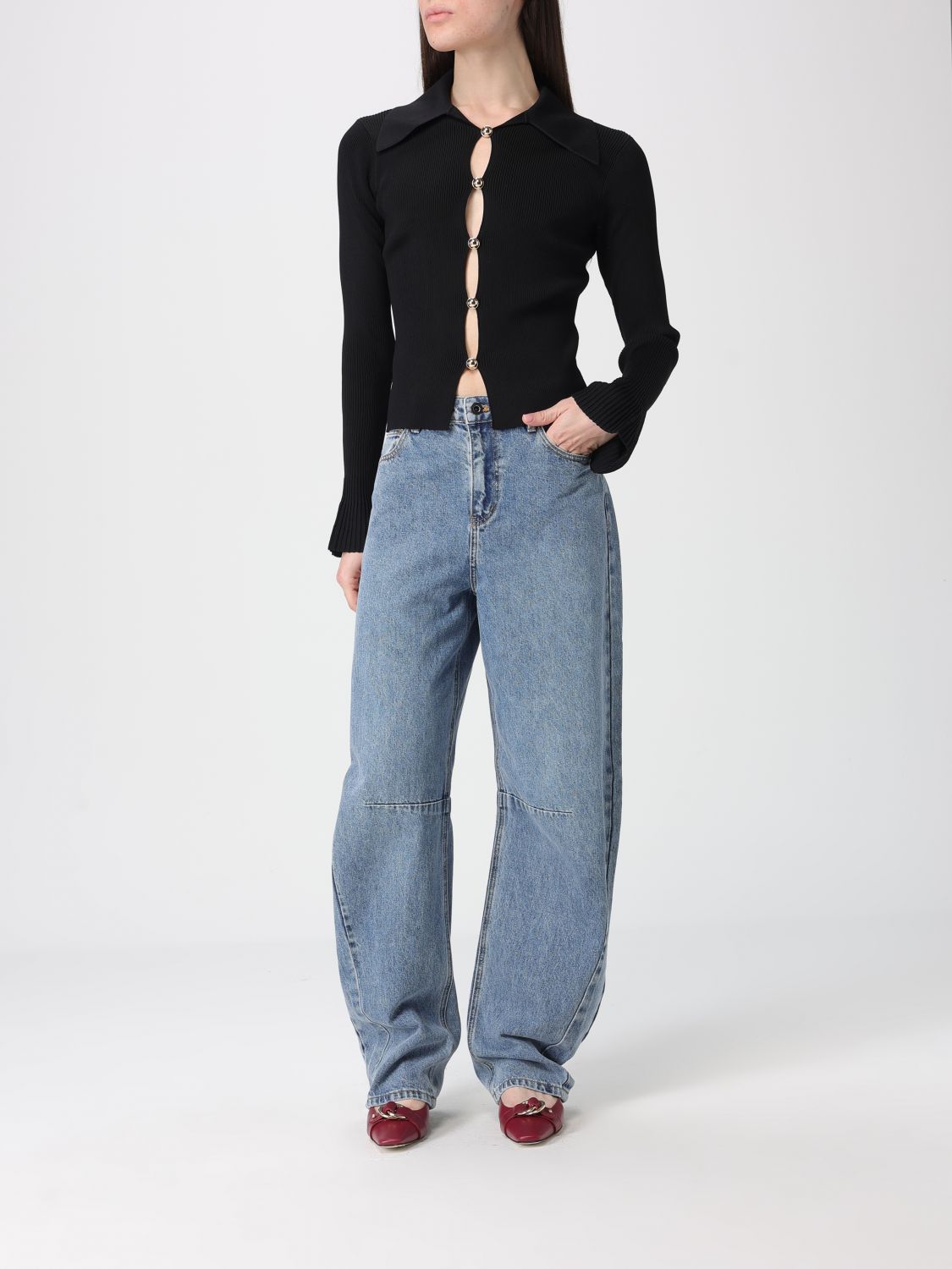 Top Woman color Black