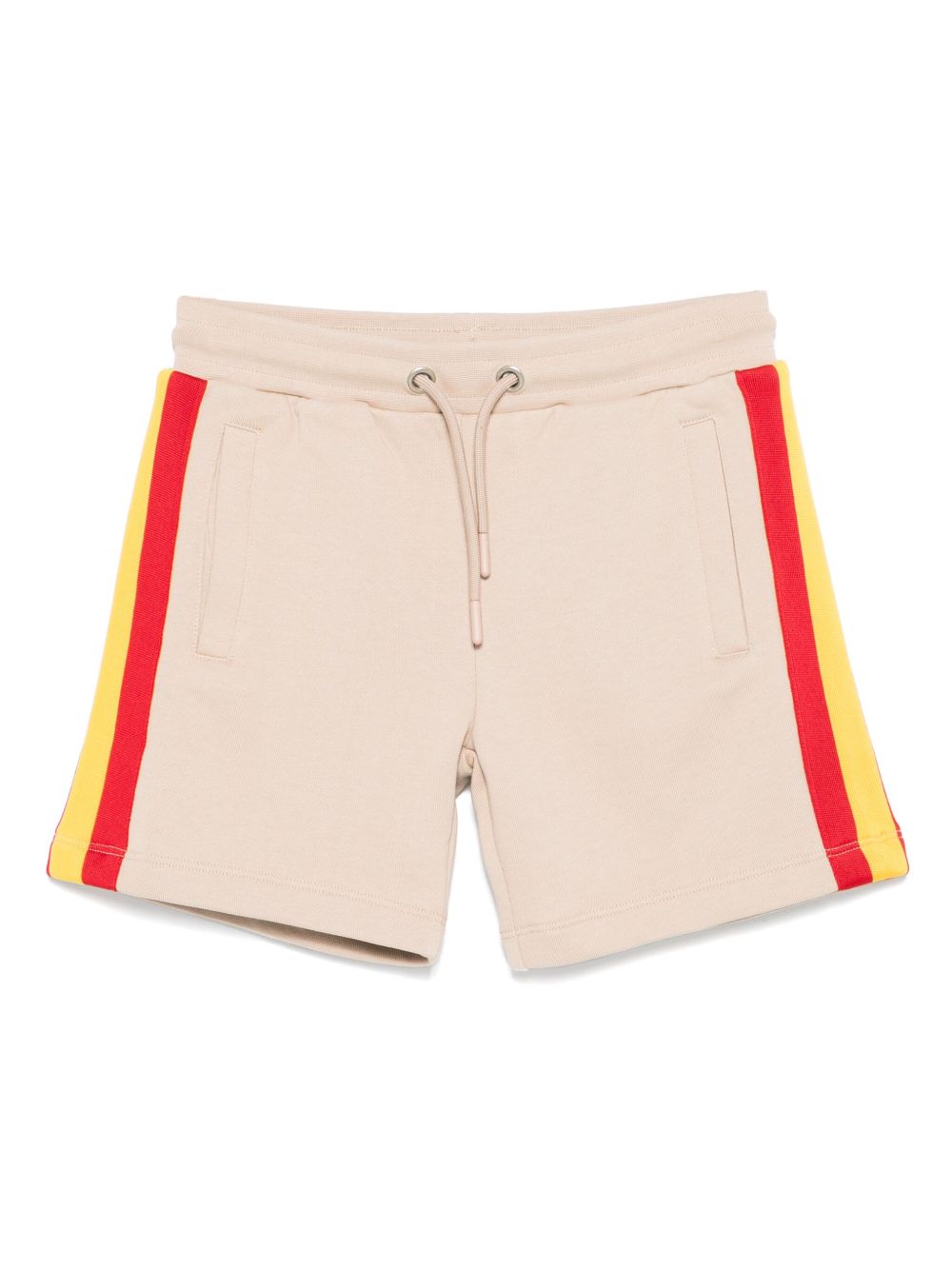 Drawstring-waist shorts - Neutrals