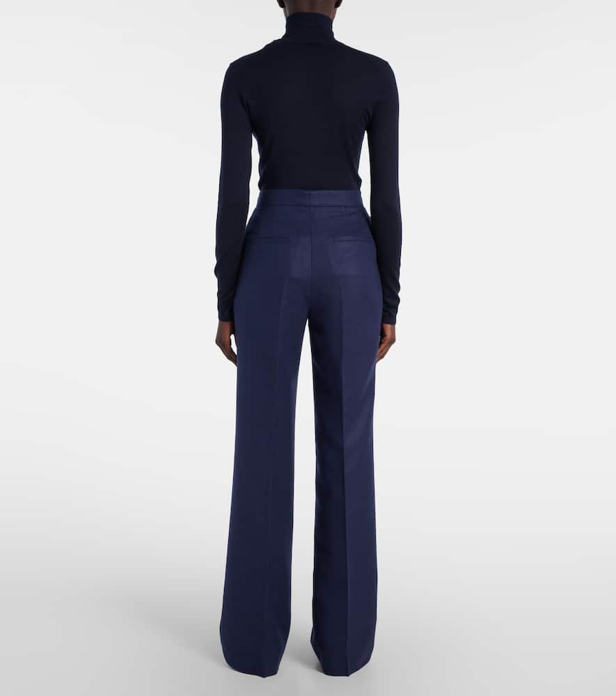 Vesta silk flared pants