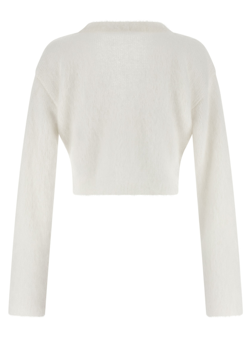 Carded Mohair Cardigan