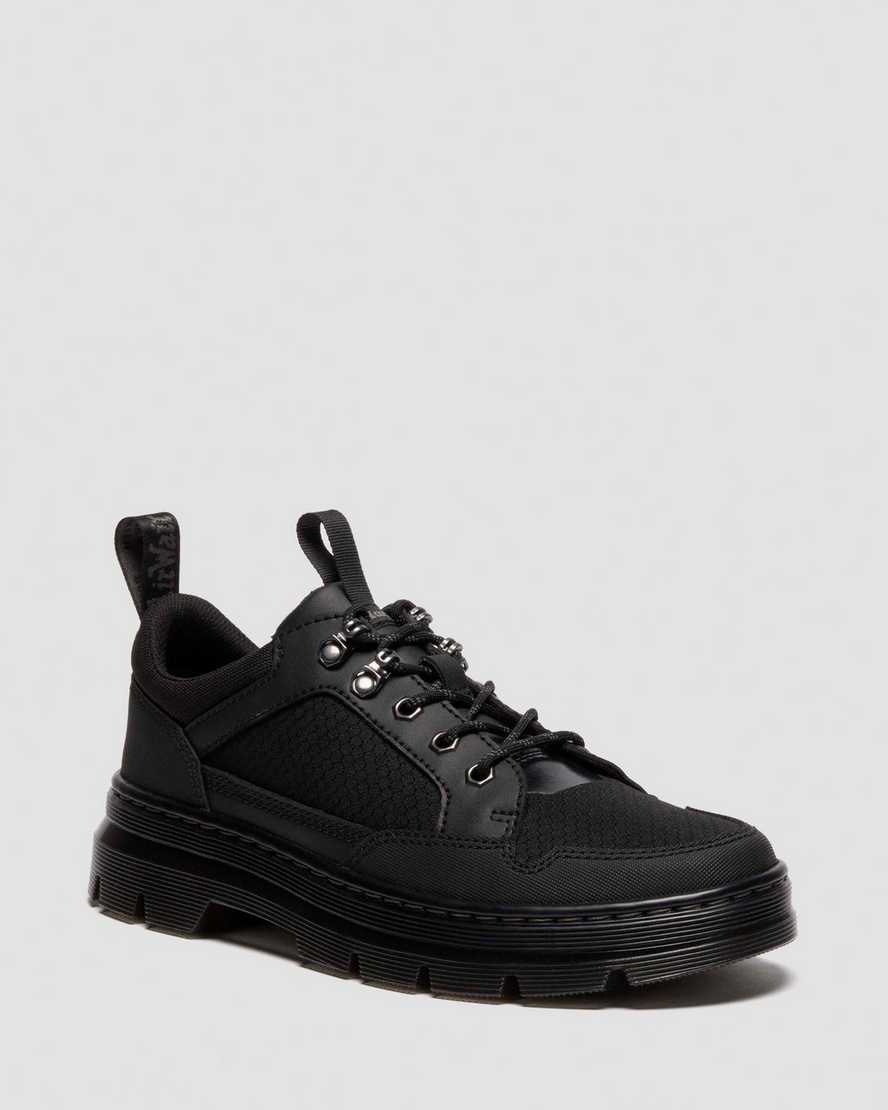 Reeder Mk.02 Nylon & Suede Utility Shoes in Black