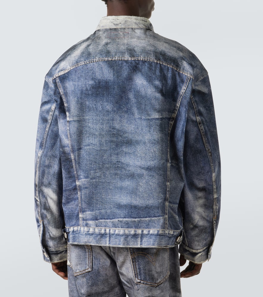 X Levi's printed denim jacket