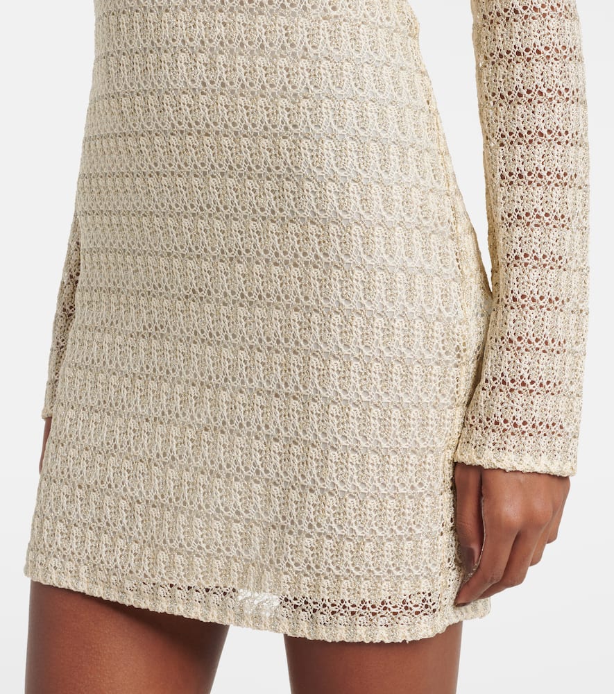 Lamé minidress