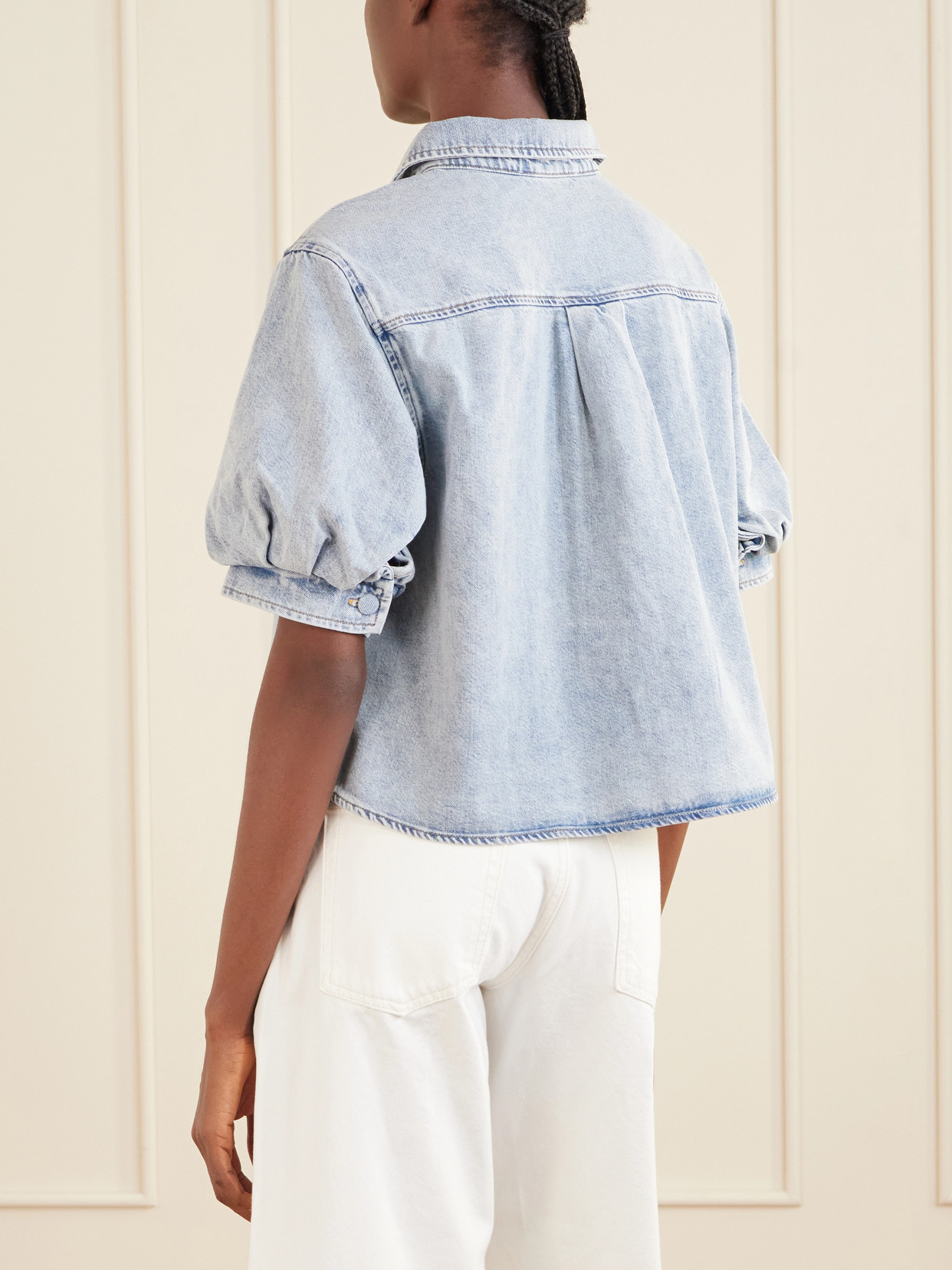 Recycled Denim Shirt - Blue