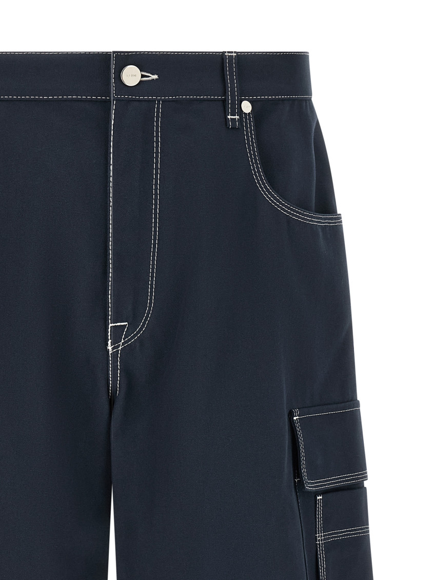 Fendi - canvas relaxed fit bermuda shorts cargo