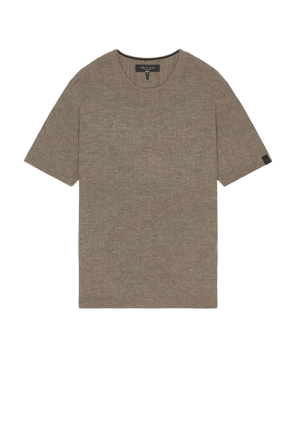 Rag & Bone Crawford Cashmere Blend Tee in Brown - Brown. XL/1X also in