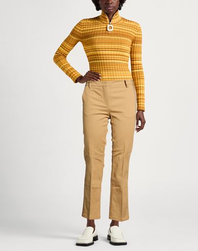Woman Pants Camel Size 25 Cotton, Elastane