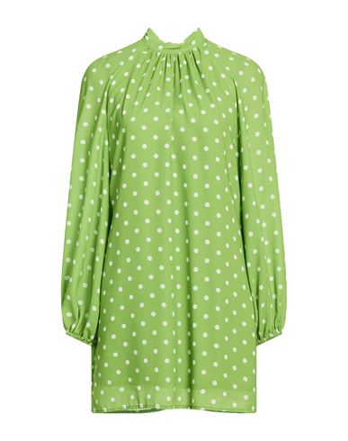 Woman Mini dress Green Size 8 Polyester