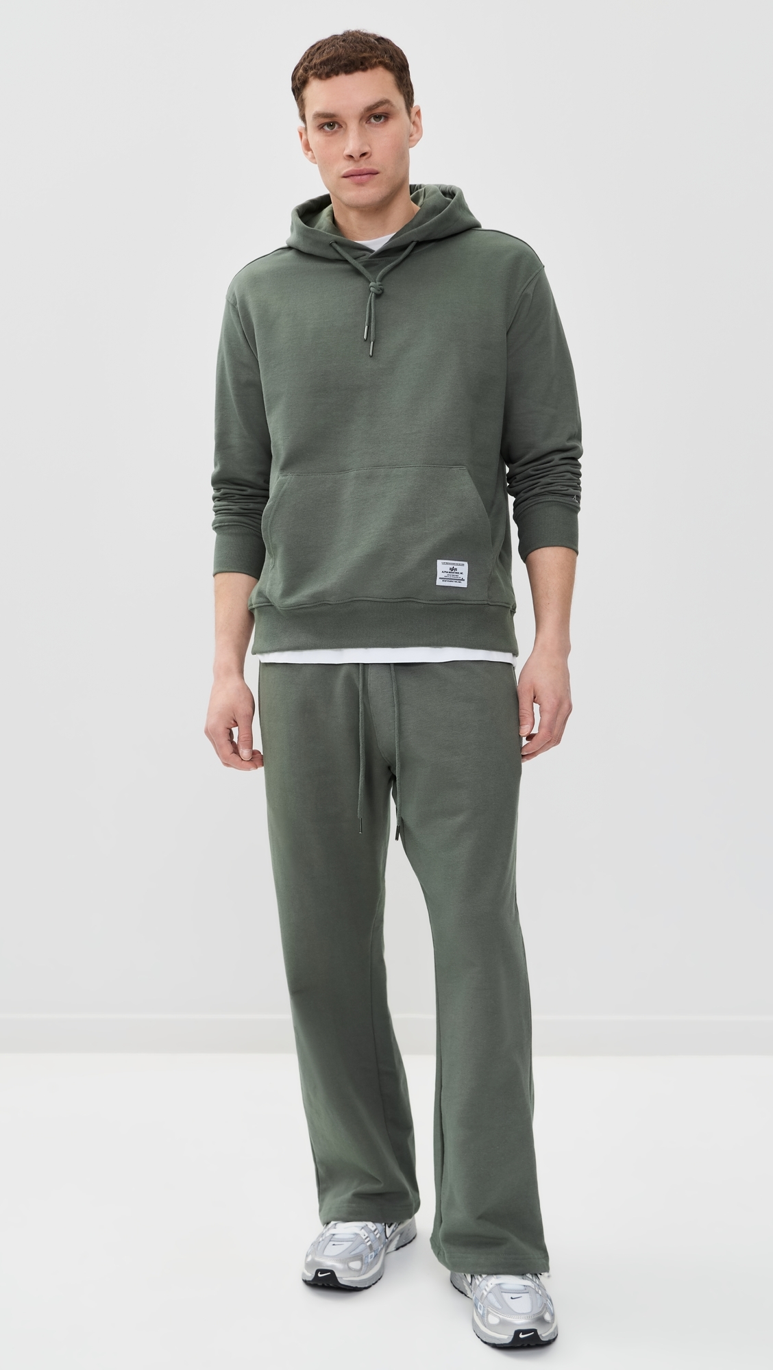 Essential French Terry Sweatpants FIELD GRAY
