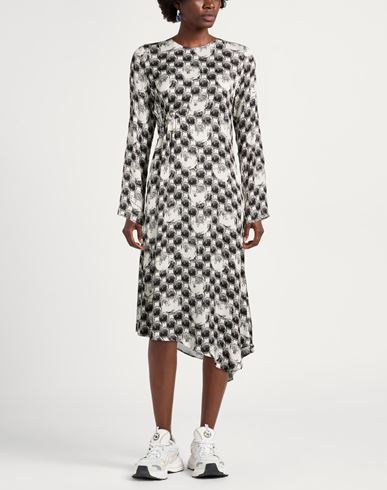 Woman Midi dress Off white Size 2 Viscose