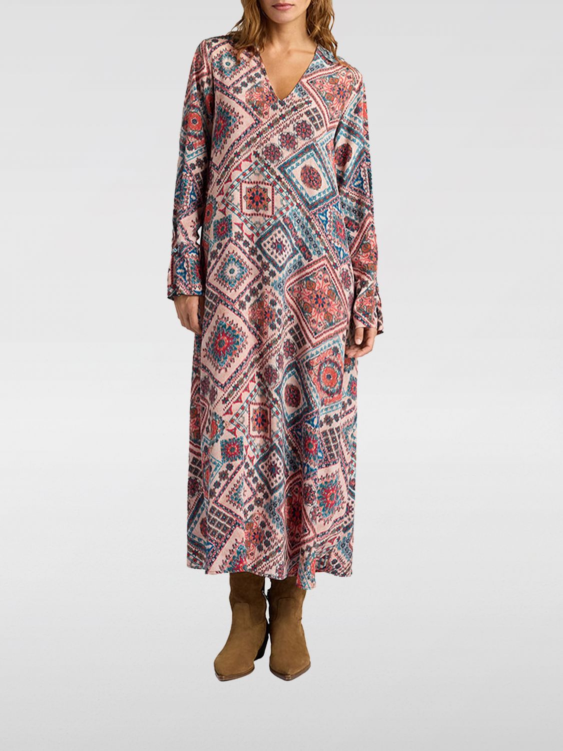 MOMONÌ Dress Woman color Multicolor