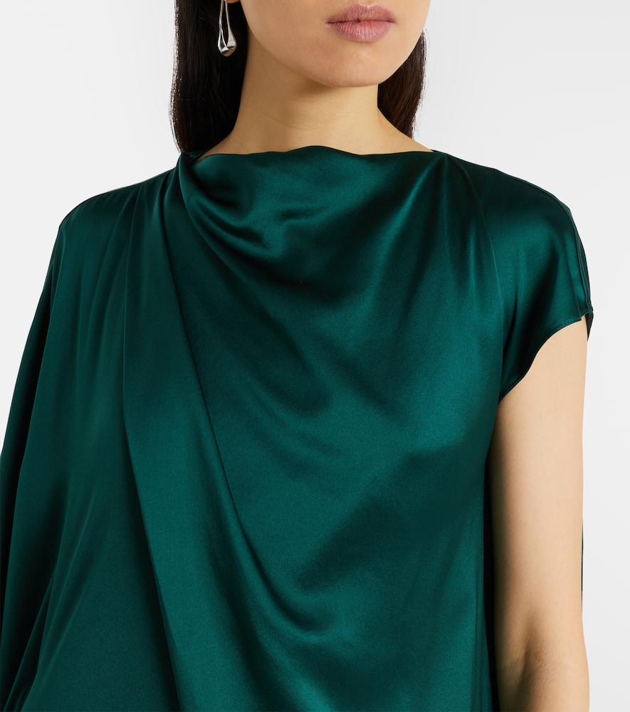 Hiba silk satin maxi dress