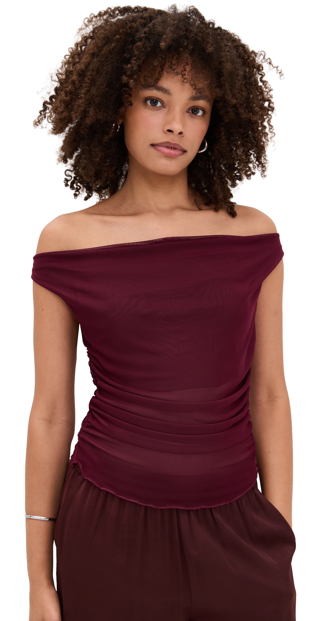 Amalie Top Burgundy
