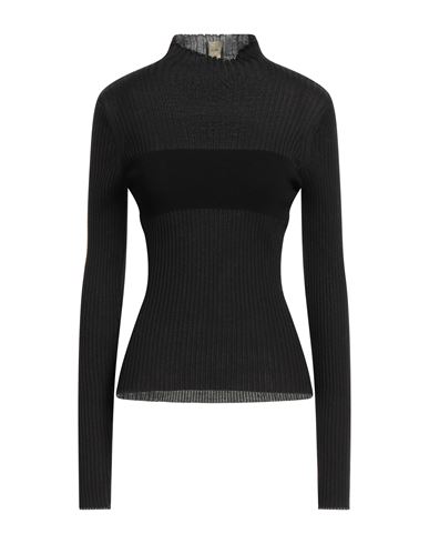 Woman Turtleneck Black Size S Acrylic, Wool