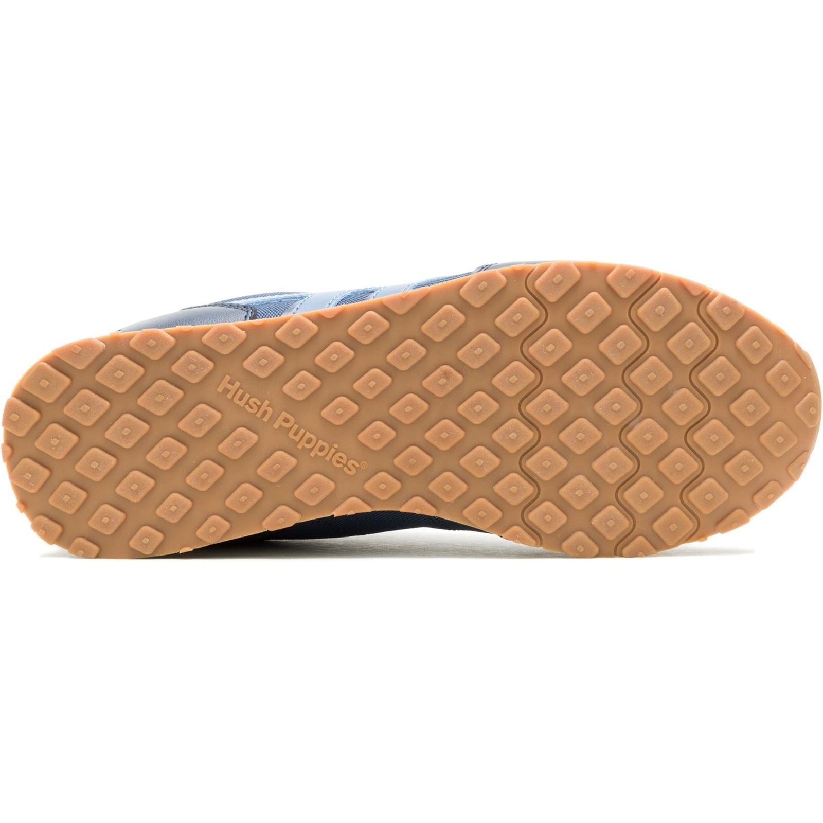 Hush Puppies Seventy8 Leather Men's Blue Trainer