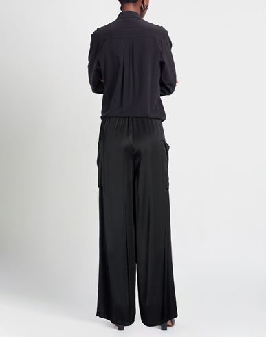Woman Pants Black Size 8 Viscose, Rayon