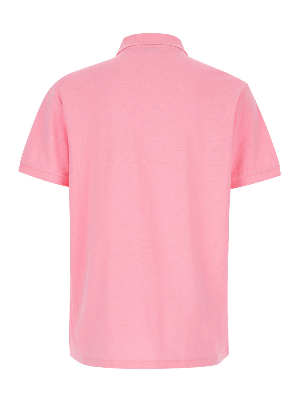 Cotton Polo Shirt — Pink