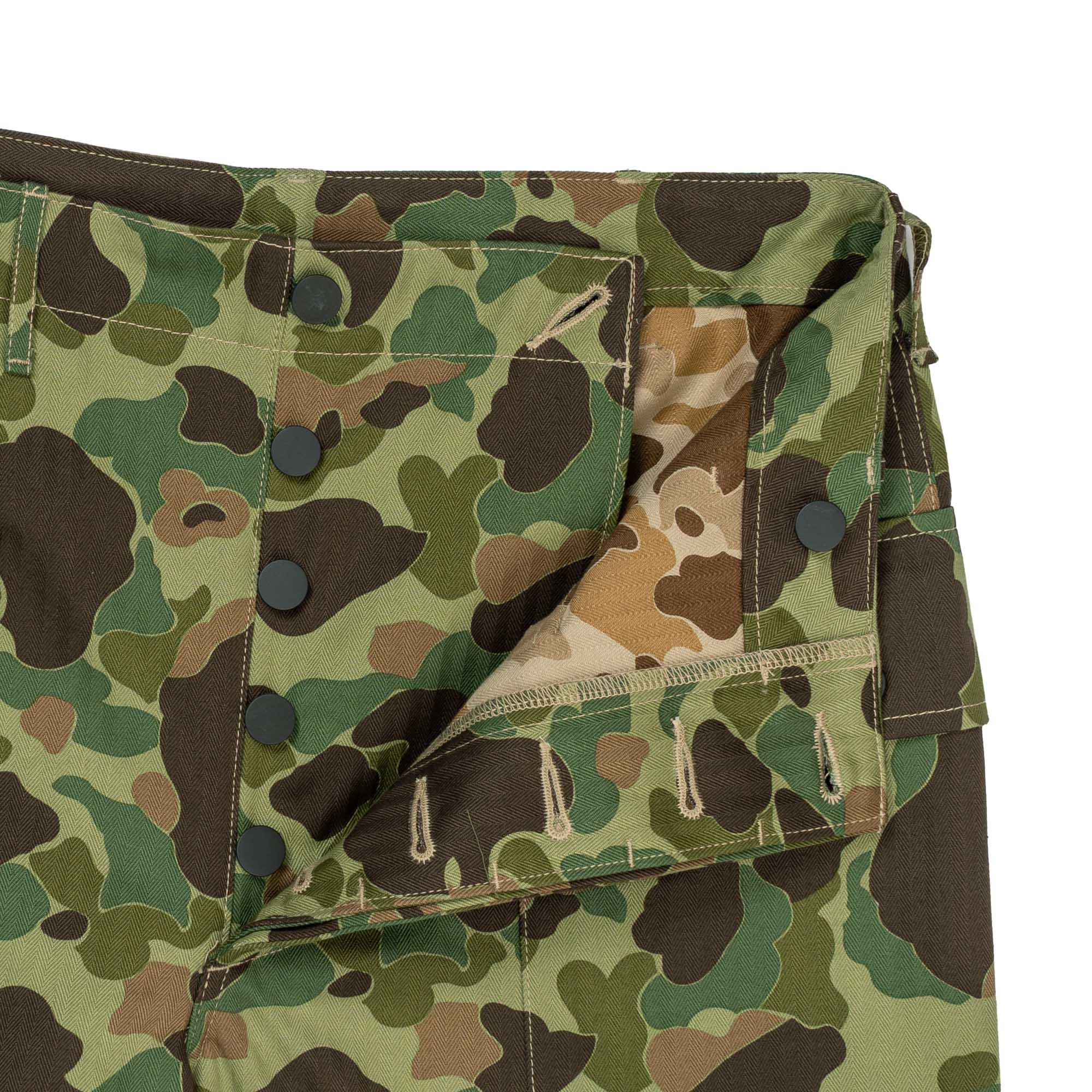 Reversible Frogskin Camouflage Shorts